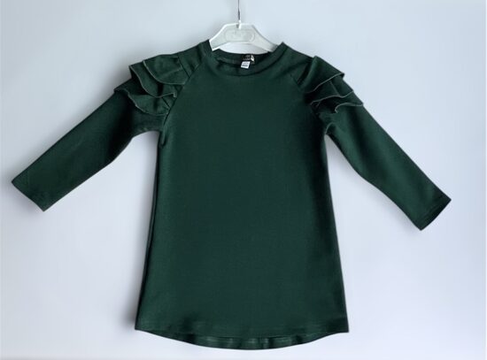 98/104cm Tumši zaļa ar spārniņiem